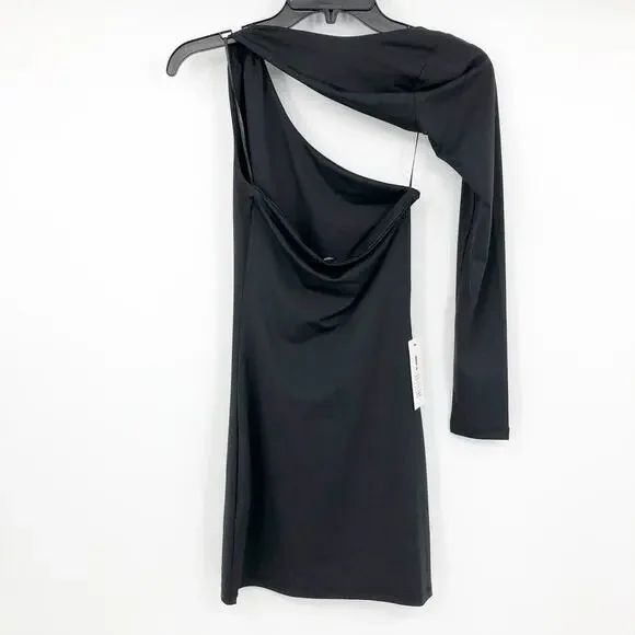 BARDOT Women's Londyn Cut Out Mini Dress XS Black Bodycon Stretch NWT - Picture 7 of 14